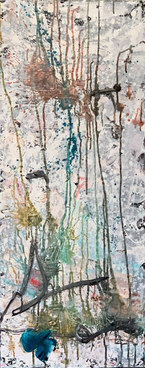 "thoughts of Stowe#2"16x40" acrylic on canvas