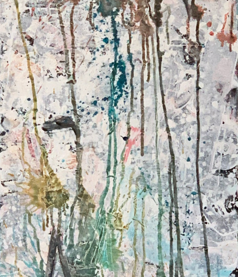 "thoughts of Stowe#2"16x40" acrylic on canvas