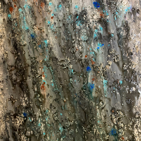 "Water and elements #1" 36x48" acrylic on canvas