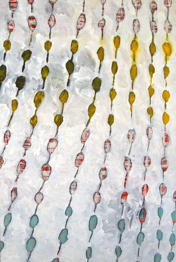 Sperm Count 93,000, 48"x72" mixed media on canvas